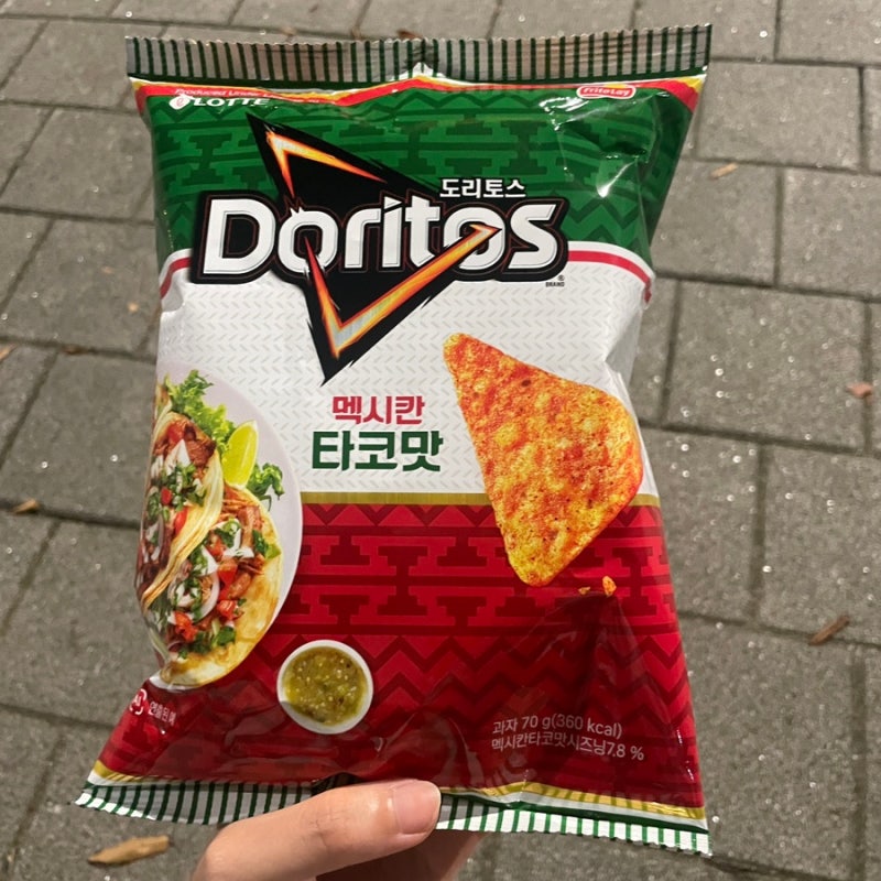 [간식/과자] 도리토스 멕시칸 타코맛 맛 가격 영양성분 추천리뷰