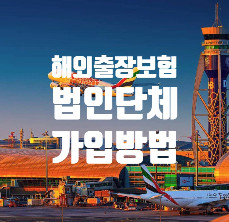 해외출장보험 법인 단체 비용 아끼는 온라인 다이렉트 비교 가입방법 및 필요 서류 총정리