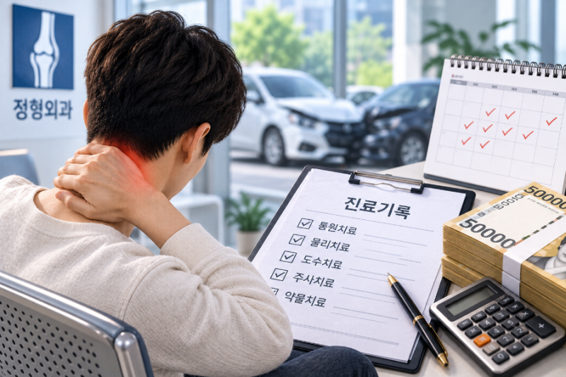 교통사고 통원치료 많이 받으면 합의금도 올라갈까? 횟수보다 중요한 것