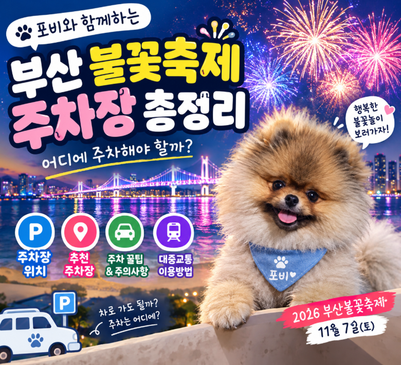 부산 불꽃축제 주차 어디에 해야 할까?