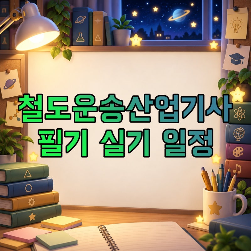 철도운송산업기사 필기·실기 일정과 후기, 응시자격부터 취득방법까지
