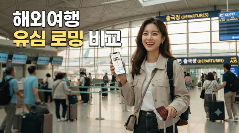 해외여행 유심 로밍 비교 가격 데이터 용량 총정리 2026
