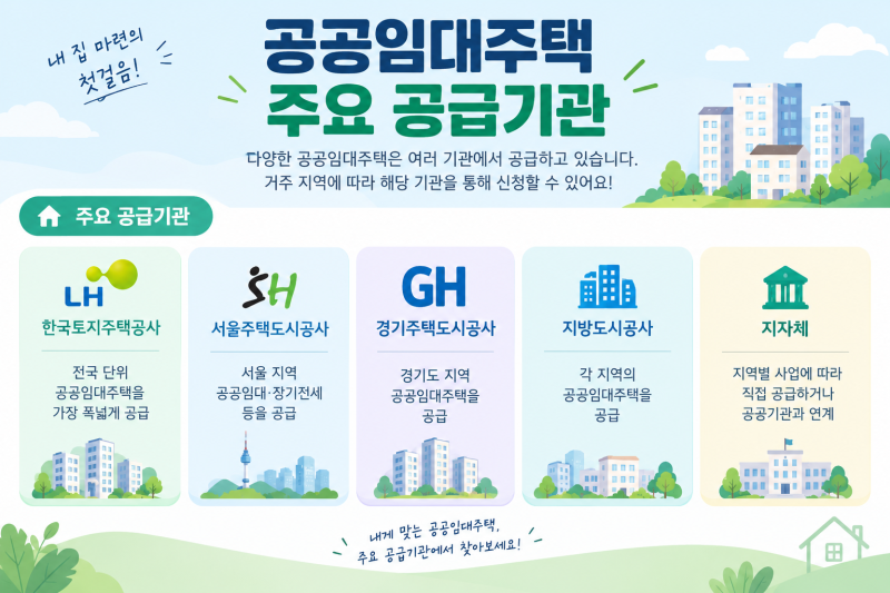 공공임대(국민임대주택) 총정리｜2026 소득기준·임대료·거주기간·대출 한눈에