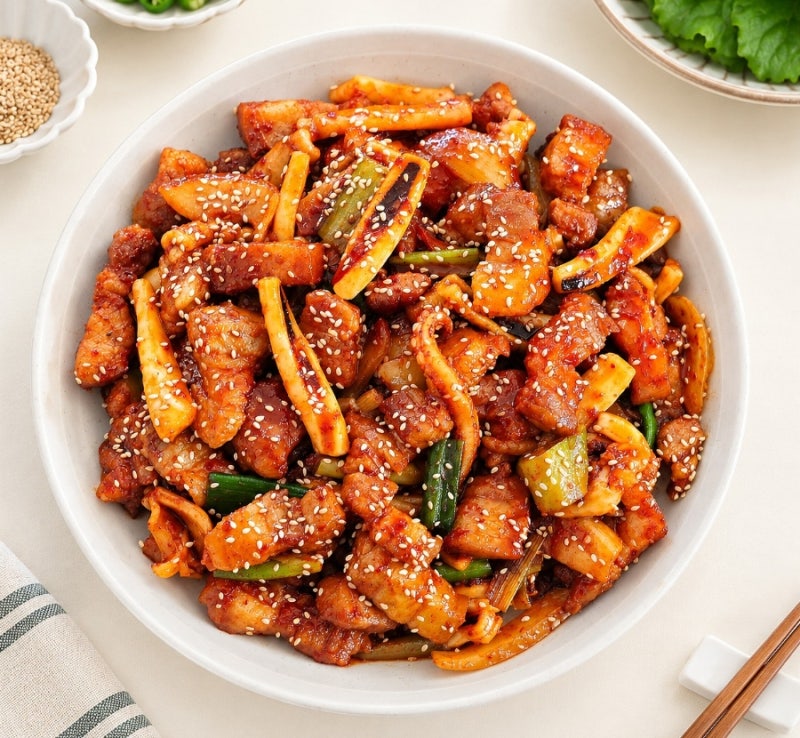 오삼불고기 레시피! "깊은 양념맛 비결은?" 양념 만드는법 저녁메뉴 추천