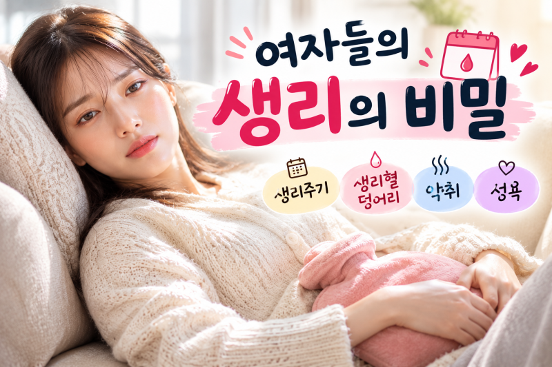 여자들도 잘 몰랐던 ‘생리’의 깜짝 놀랄 비밀 5가지｜생리혈 덩어리·악취·성욕
