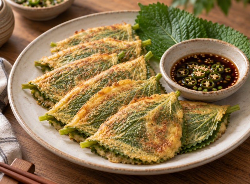 깻잎전 레시피 돼지고기깻잎전 만드는 법 동그랑땡 반죽 활용 2탄