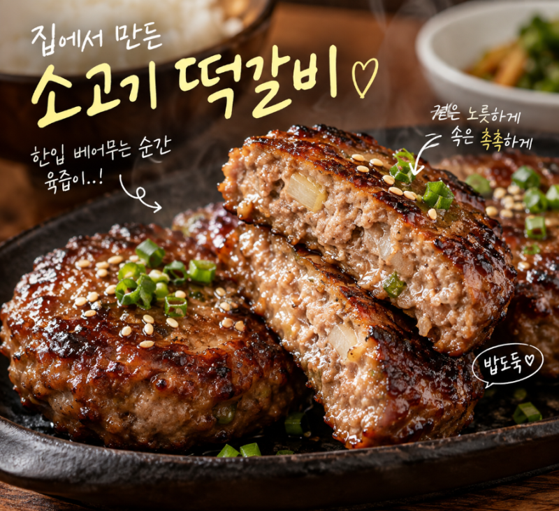 떡갈비 ~육즙… 반칙 아닌가요?