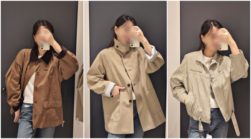 MIXXO 미쏘 신림타임스트림점 하이넥 아우터 피팅 | 아니 다 너무 예쁘잖아 (165cm)