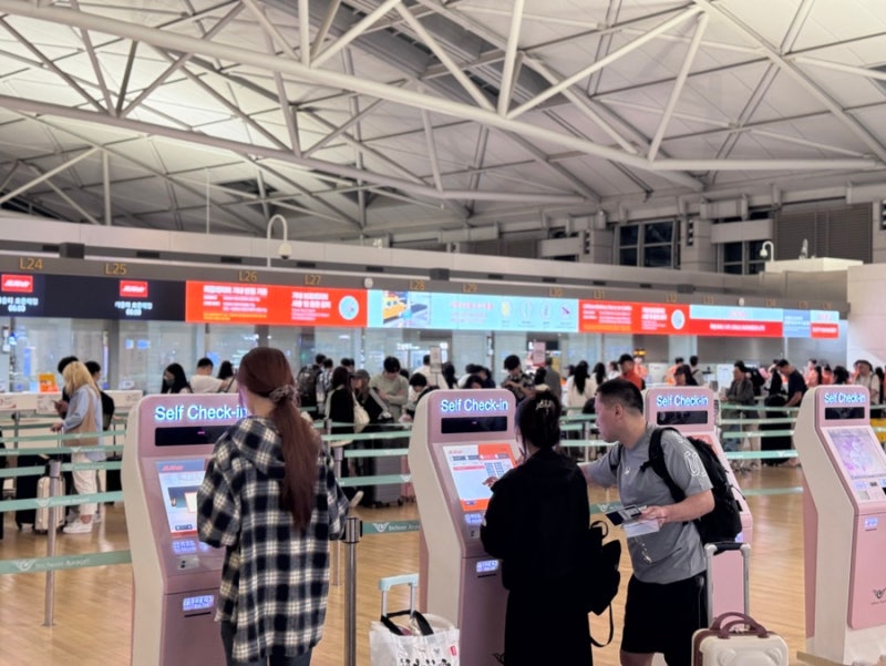 인천공항 제주항공 1 터미널 카운터 위치 안내