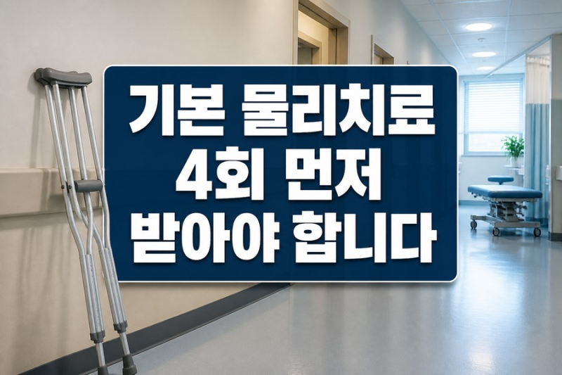 도수치료 비급여 자기부담률 강화, 내 보험은 해당될까