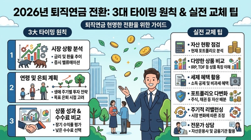2026 퇴직연금 갈아타기 타이밍 3가지 원칙과 실전 교체 꿀팁