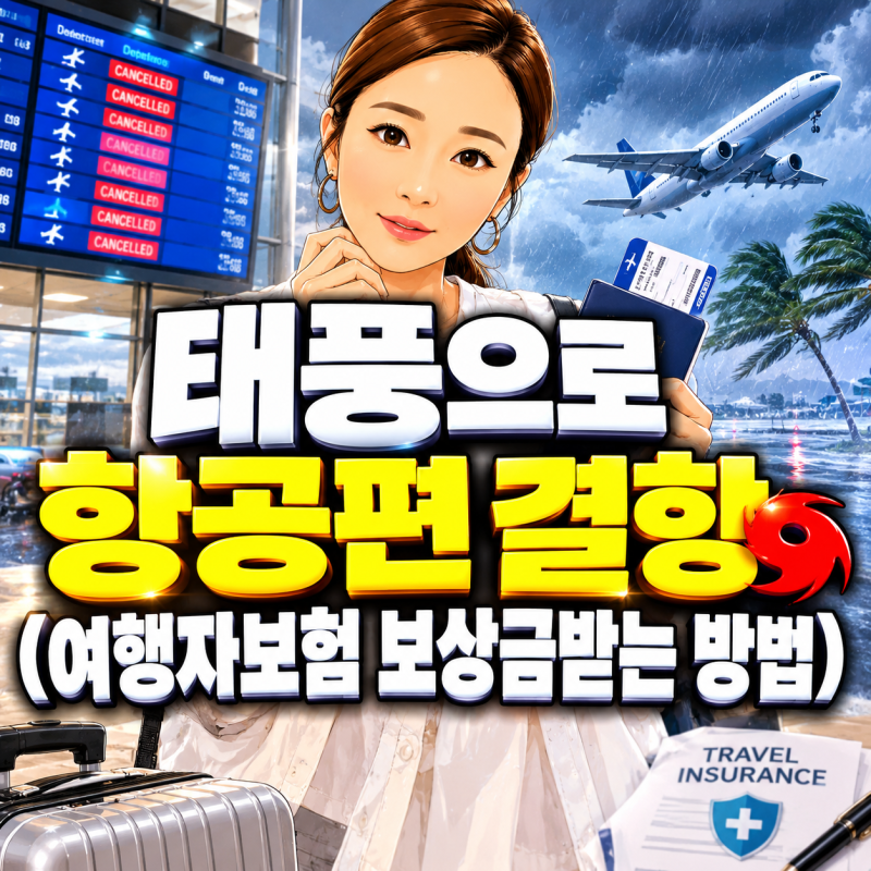 필리핀 태풍 결항, 여행자보험 보상금 실제로 받는 절차 정리