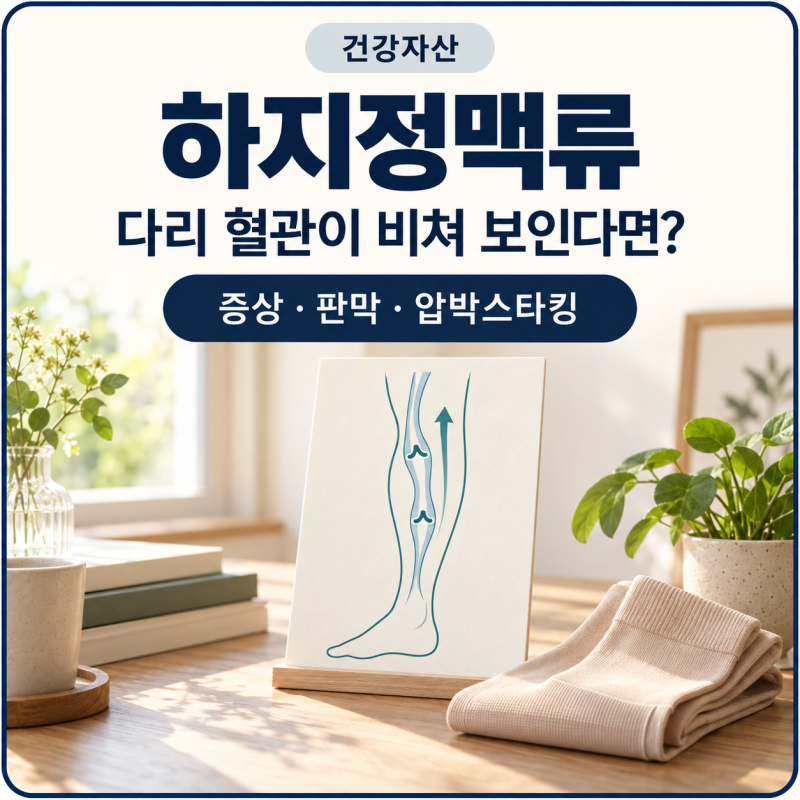 다리 혈관이 비쳐 보인다고 전부 하지정맥류는 아닙니다