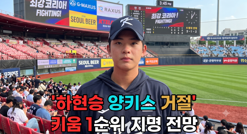 하현승 양키스 45억 제안 거절 배경과 KBO 드래프트 키움 1순위 지명 전망(+부산고 오타니)