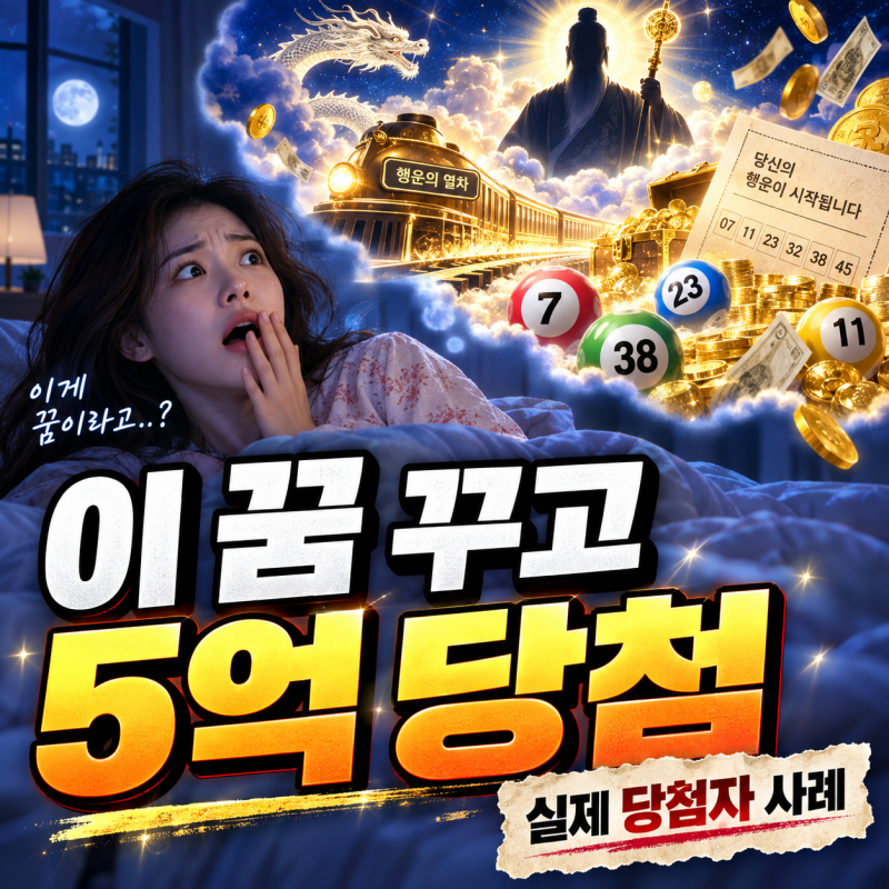 로또 1등 당첨자들이 실제로 꿨다는 꿈… 1위는 돼지가 아니었다