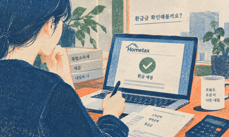 종합소득세 환급금 조회, 지금 봐도 되나요