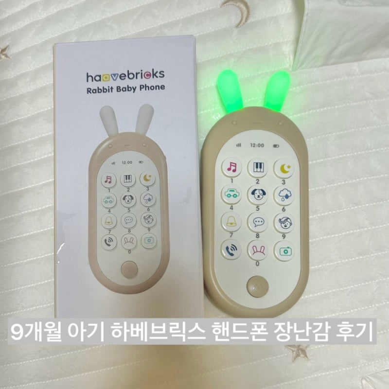 하베브릭스 9개월 아기 핸드폰 장난감 추천 | 내돈내산 후기