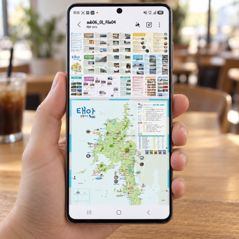 태안반도 가볼만한곳 관광 지도 다운로드