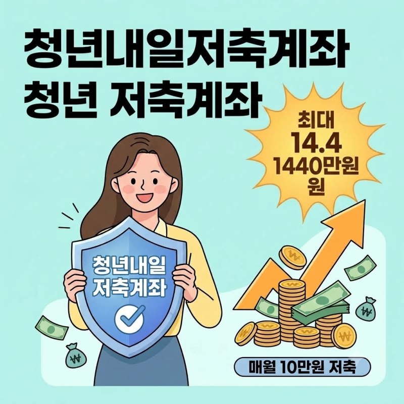 10만원 저축하면 정부가 3배로, 2026 청년내일저축계좌 신청기간·조건 총정리