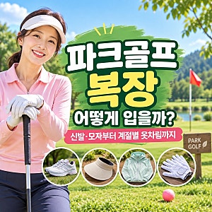 파크골프 복장 어떻게 입을까? 신발·모자부터 계절별 옷차림까지