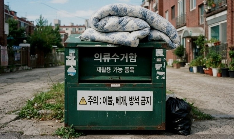 이불은 어떻게 버리나요?