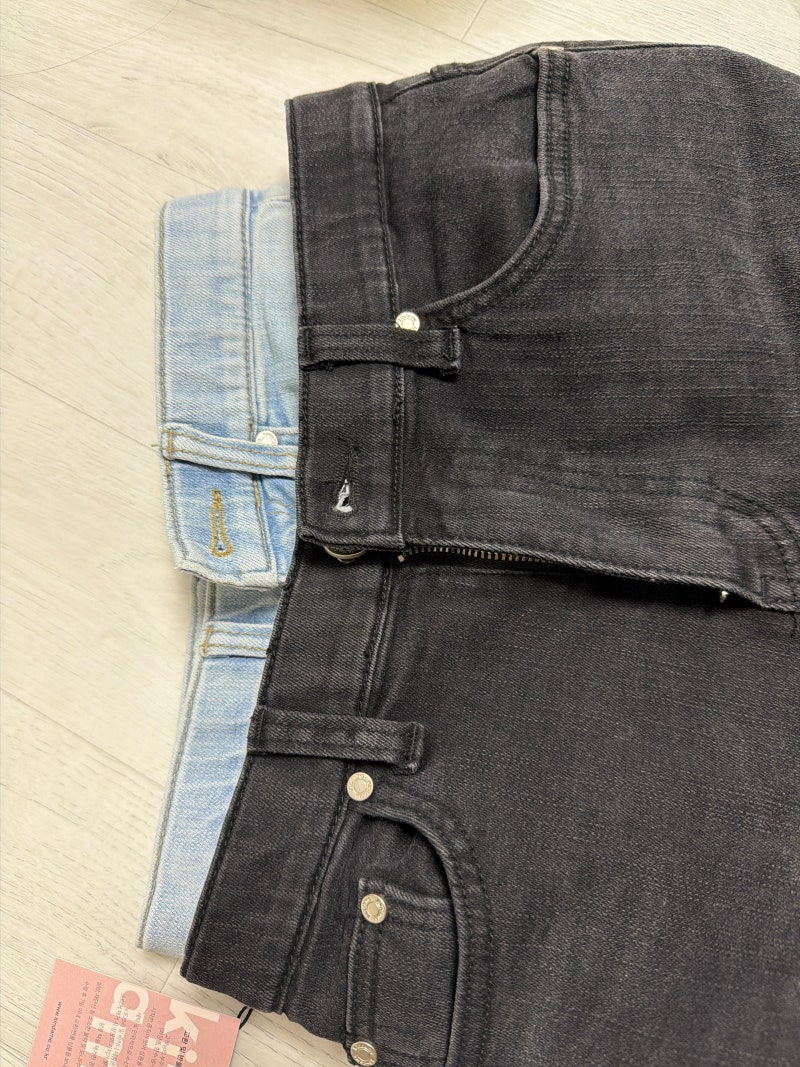 [리뷰] 카인다미 골반볼륨업 하이웨스트 세미부츠컷 연청 내돈내산 후기 (사이즈 교환 후기)