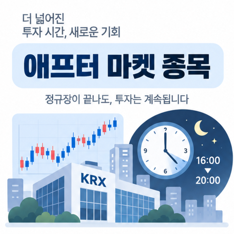 모든 주식이 가능한 건 아니다? 애프터 마켓 종목 간단 정리