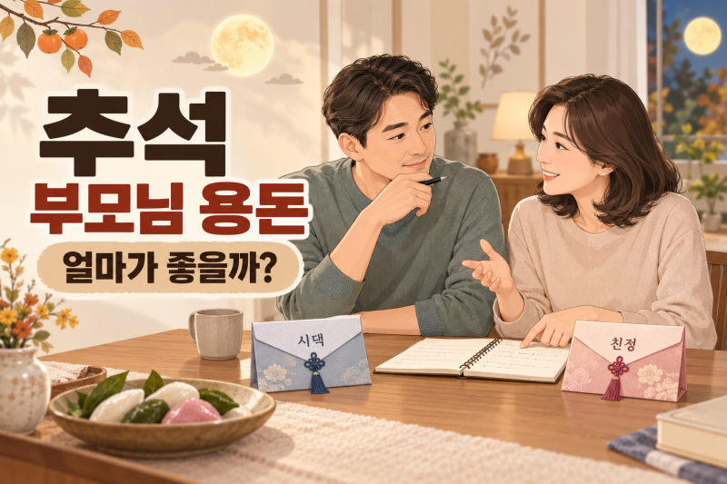 추석 부모님 용돈 얼마가 좋을까? 시댁·친정 사이 덜 서운한 합의법