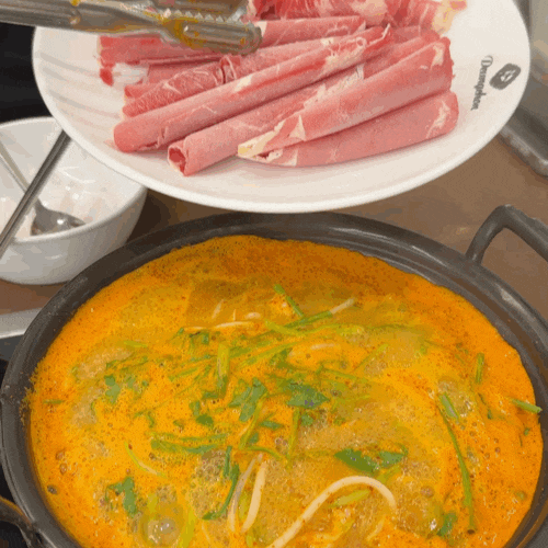 재방문율 100%라는 동탄 맛집 샤브샤브 칼국수 - 등촌샤브칼국수 그랑파사쥬점