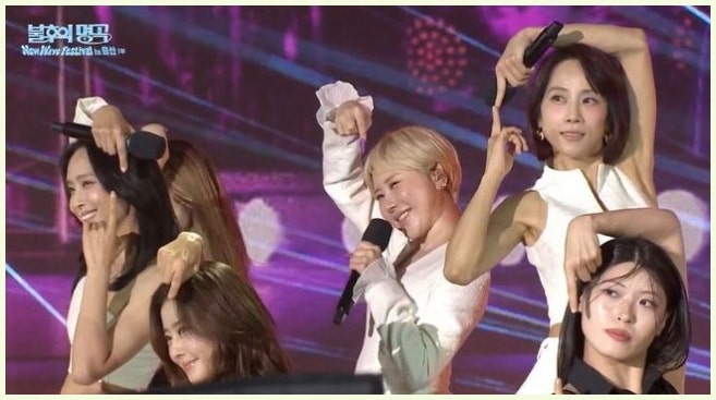 쥬얼리 완전체 '불후의 명곡' 1만 명 열광, 20년 만의 'ET춤' 재소환 현장