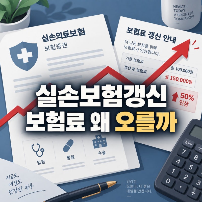 실손보험갱신 시기와 보험료 인상 이유 총정리