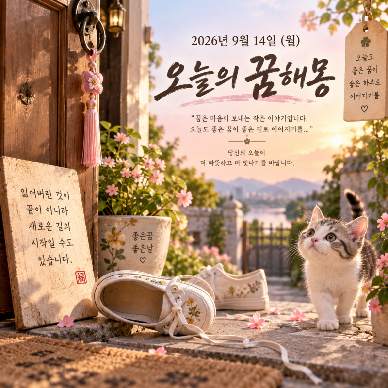2026년 9월 14일 오늘의 꿈해몽