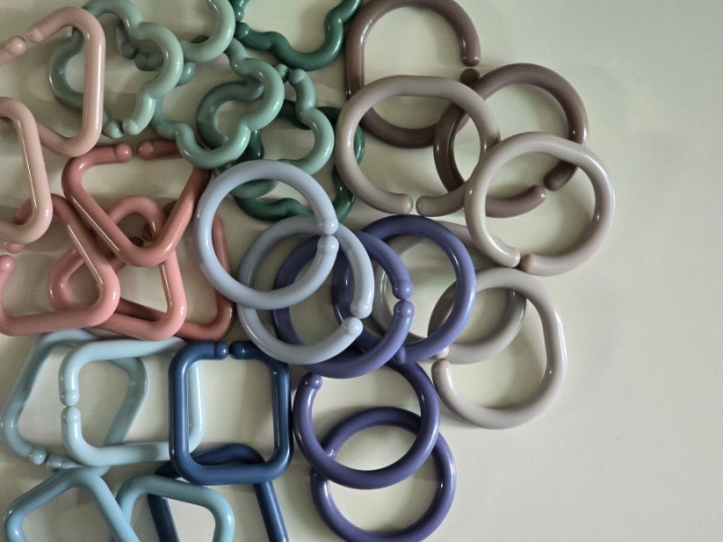 아기 소근육 발달 | 마더케이 베이직 고리 세트 장난감 리뷰