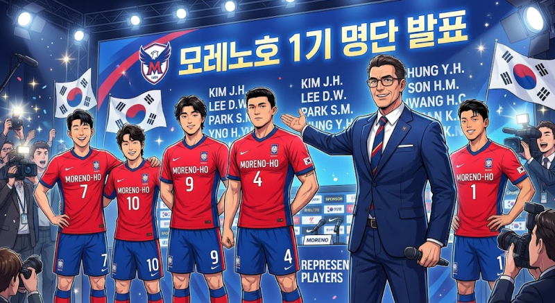 모레노호 1기 명단 오늘 떴어요 손흥민 주장에 신예 3명 깜짝 발탁