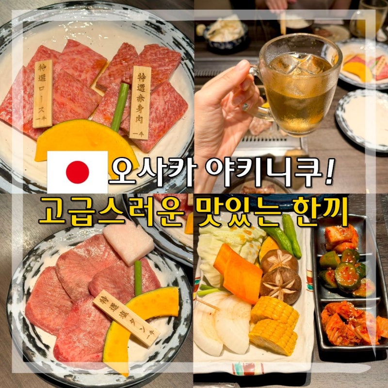 오사카 도톤보리 야키니쿠 맛집 추천 이타마에 야키니쿠