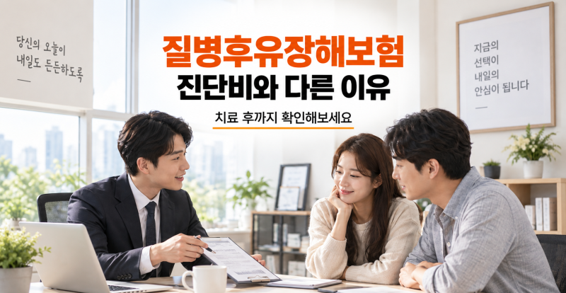 질병후유장해보험, 진단비와 다른 이유부터 확인해보세요
