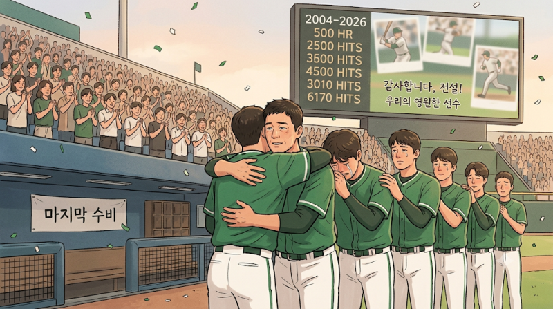 황재균 은퇴식, 마지막 타석까지 직접 뛰었다 ⚾ 20년 프로 생활의 진짜 마침표