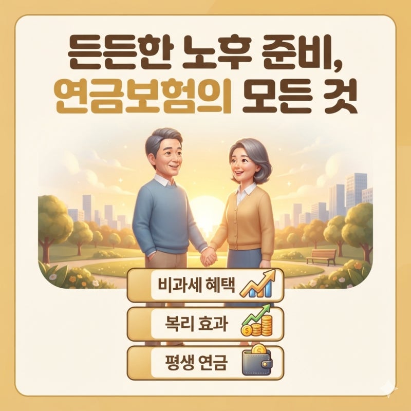 개인연금보험 추천 및 비교, 복리 혜택으로 스마트하게 노후 자금 마련하기