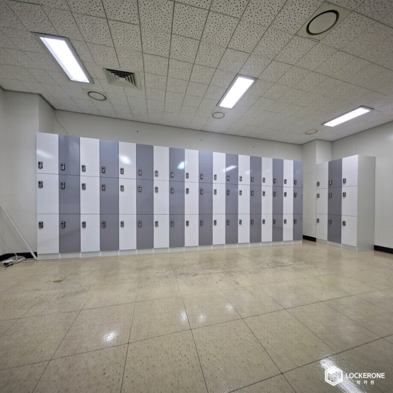 부천 노인복지관 사물함 납품｜3단 락커 맞춤 제작 다이얼키 설치