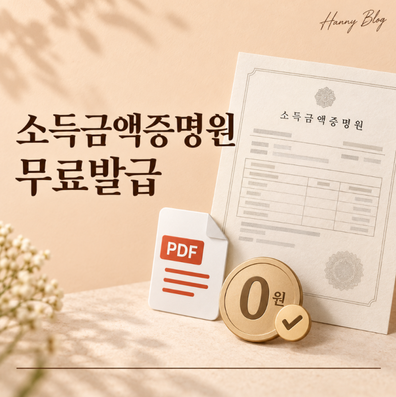 소득금액증명원 어디서 발급할까? 홈택스·정부24에서 확인하는 방법