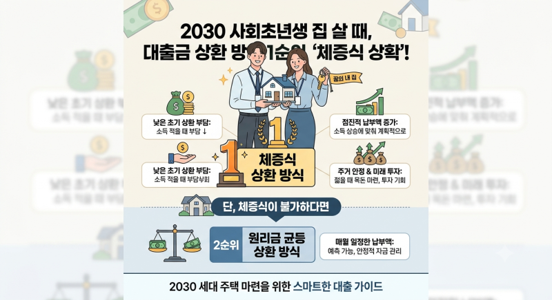 [집살때 대출금 상환 방식] 사회초년생 집살때 대출금 상환 방식 딱 정해드립니다! (체증식 vs....