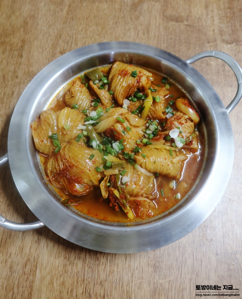 돼지고기 김치찜 레시피 압력솥 묵은지 김치찜 만들기