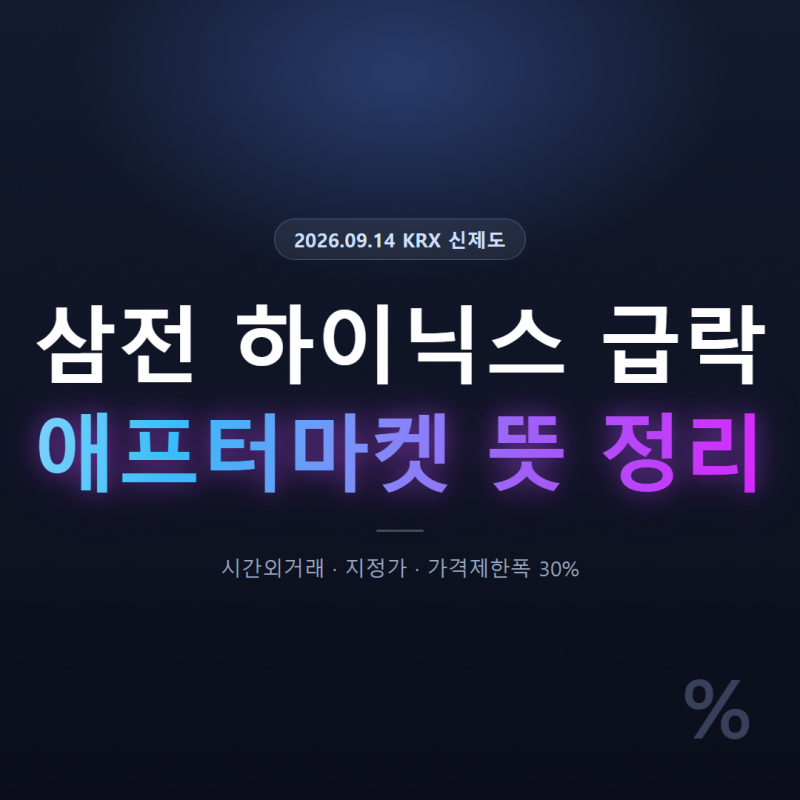 회사 눈치에 못 했던 직장인들이 찾아본 애프터마켓 뜻 주식