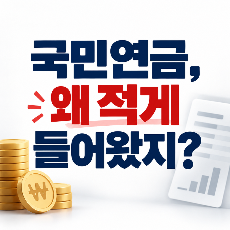 국민연금 수령액 예상보다 적다면? 이 확인서 꼭 보세요.