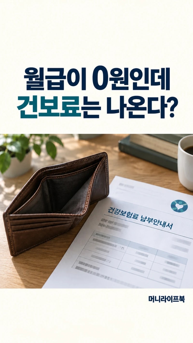 월급이 0원인데 건보료는 나온다? 퇴직 후 확인할 3가지