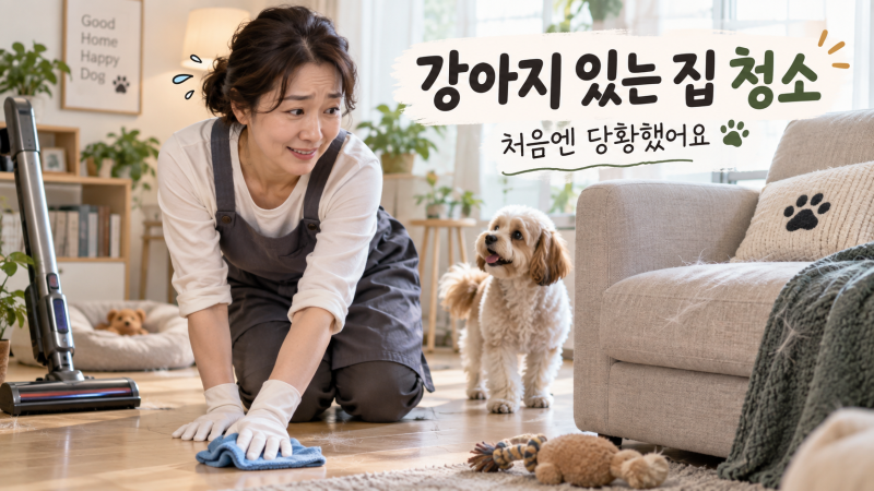 미소파트너 강아지 있는 집 청소 후기｜처음 당황했던 4가지