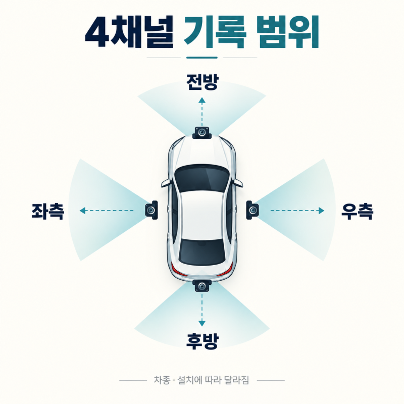 "화각 넓으면 끝일까?" 4채널 블랙박스, 고르기 전 따져볼 5가지