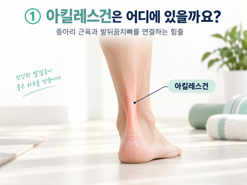 아킬레스건염 원인과 스트레칭법