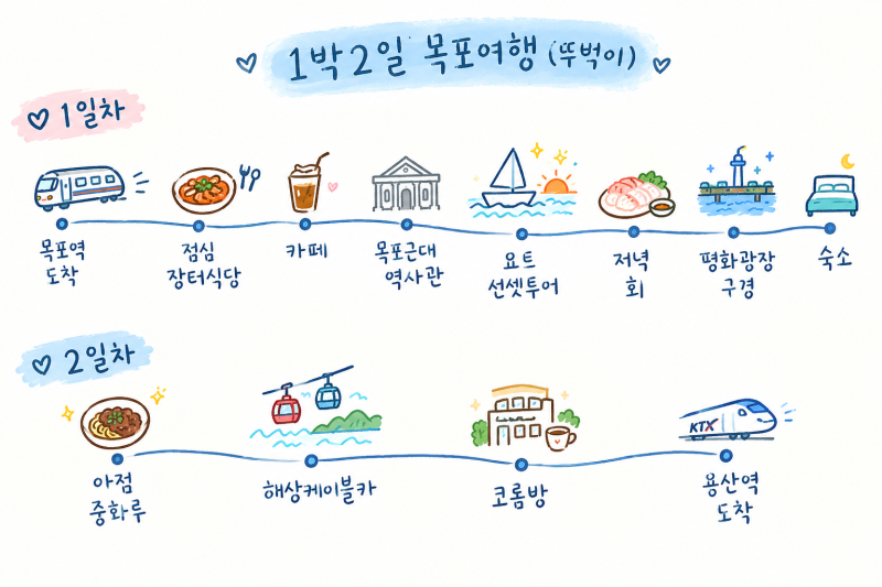 목포 1박2일 뚜벅이 여행_2일차