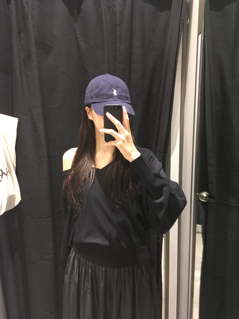 [ZARA] 자라 딥브이넥 니트 | 울 브이넥 스웨터 M, L 사이즈 비교
